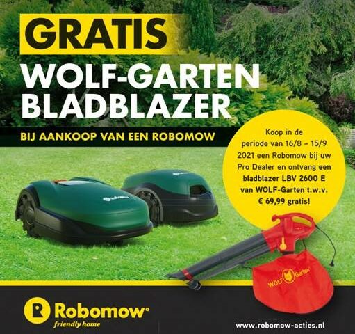 Robomow actie